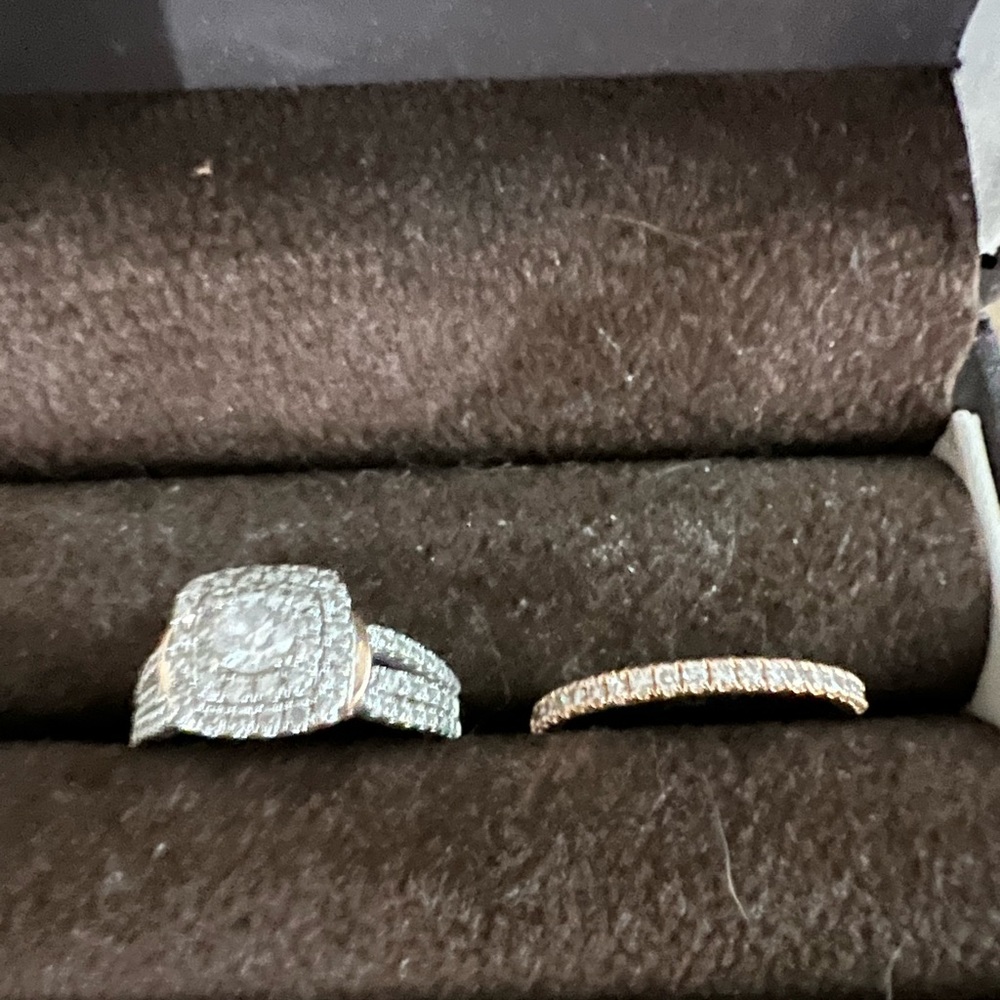 Wedding Ring set. 14k rose gold ** Serious inquiries only**